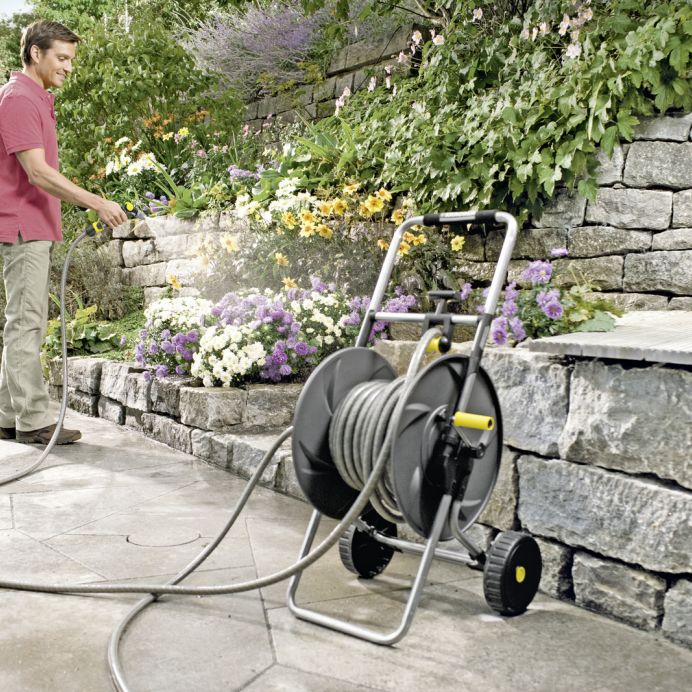 Carucior metalic pentru furtun HT 80 M