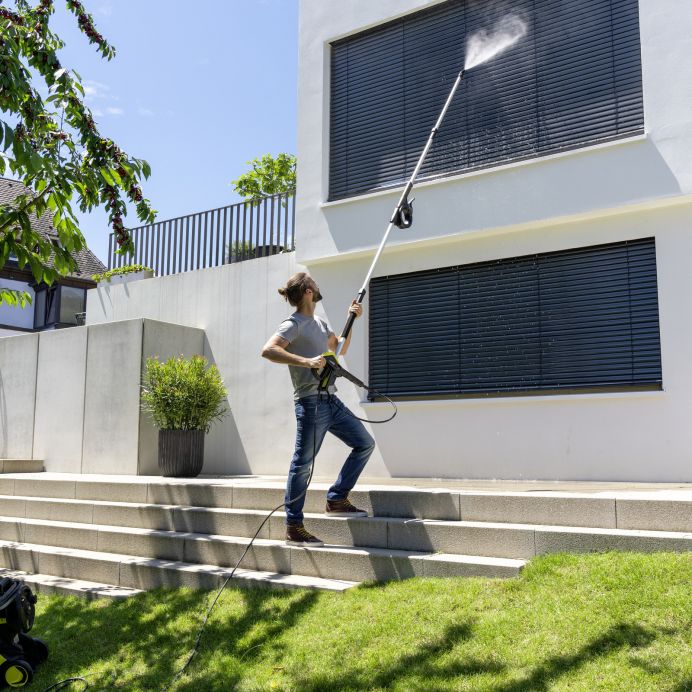 Lance telescopica TLA 4 cu accesorii pentru curatarea fatadelor si a geamurilor