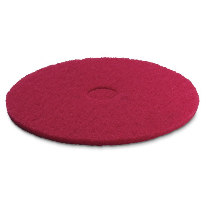 Tampon lustruire rosu, mediu moale, rosu, 356 mm