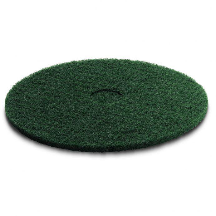 Tampon lustruire verde, mediu dur, verde, 356 mm