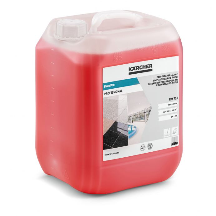 Detergent pentru curatarea in profunzime a podelei, acid RM 751 ASF, 10l