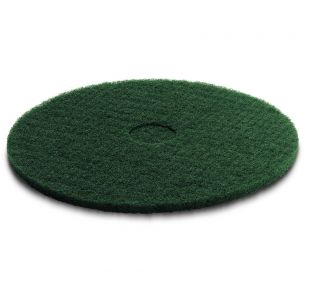 tampon disc verde, duritate medie, 405 mm, mediu dur, verde, 406 mm