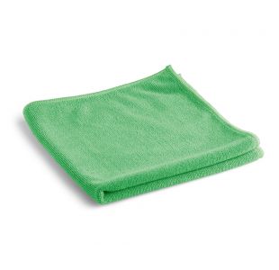 Lavetă microfibră Premium, verde, 40x40 cm